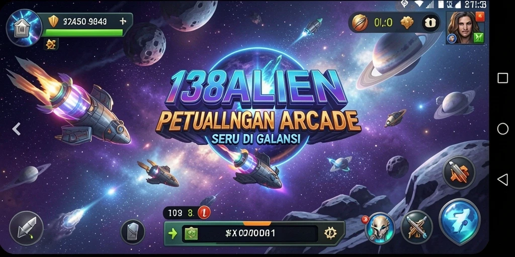 Tampilan gameplay dinamis dan penuh warna dalam 138ALIEN.