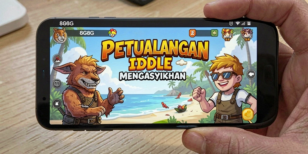 Tampilan gameplay 8G8G yang menarik dan penuh warna.