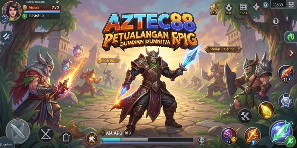 Menampilkan gameplay menarik dan karakter unik di AZTEC88.