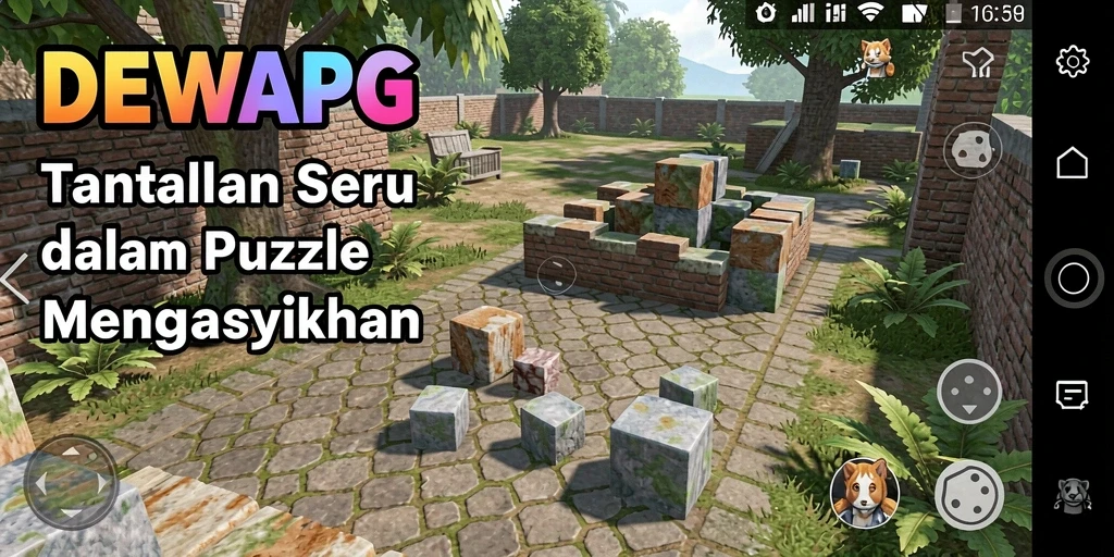 Screenshot gameplay DEWAPG menampilkan tantangan menarik dalam puzzle.