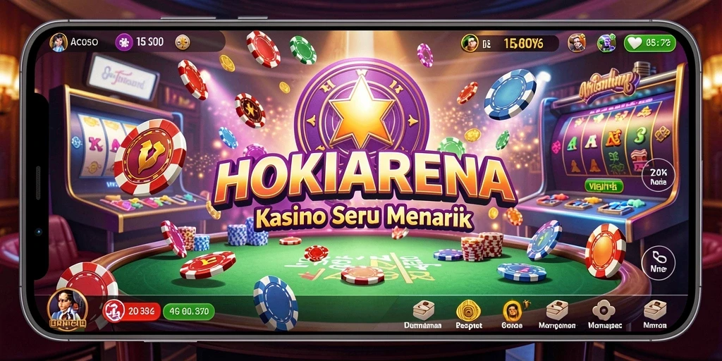 Tampilan gameplay HOKIARENA yang menarik dan menyenangkan.