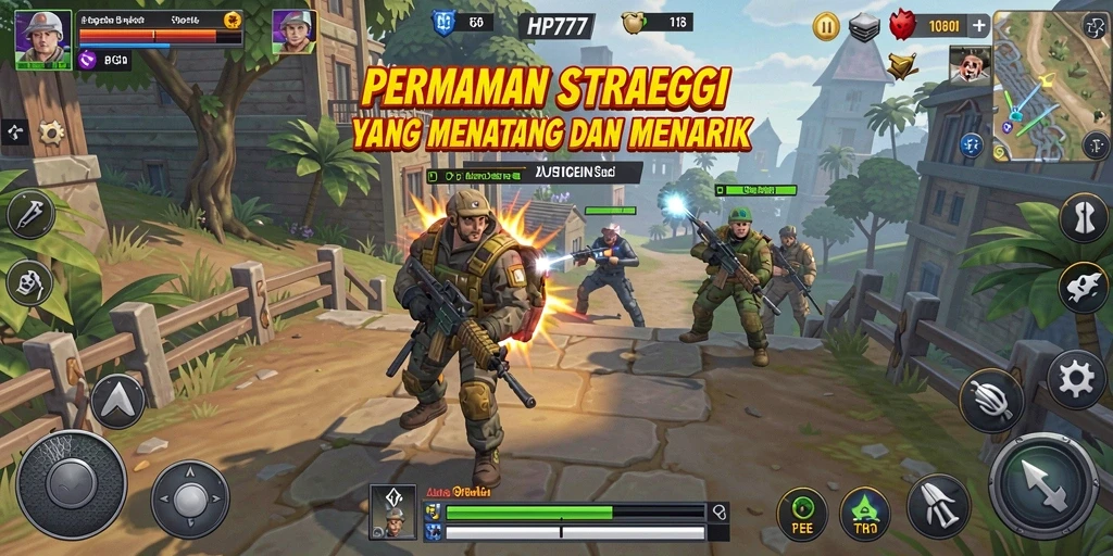 Tampilan layar permainan HP777 yang penuh strategi dan aksi.