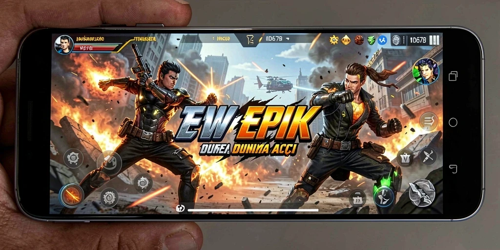 Tampilan gameplay mendebarkan dari ID678 dengan karakter dan pertempuran yang intens.