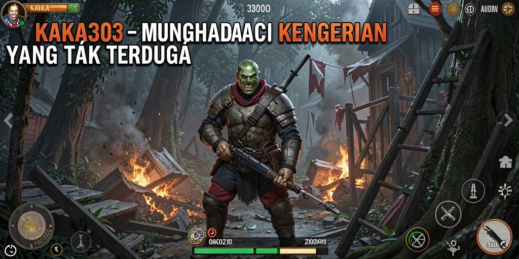 Tangkapan layar KAKA303 menampilkan suasana horor yang mencekam dalam gameplay yang menegangkan.