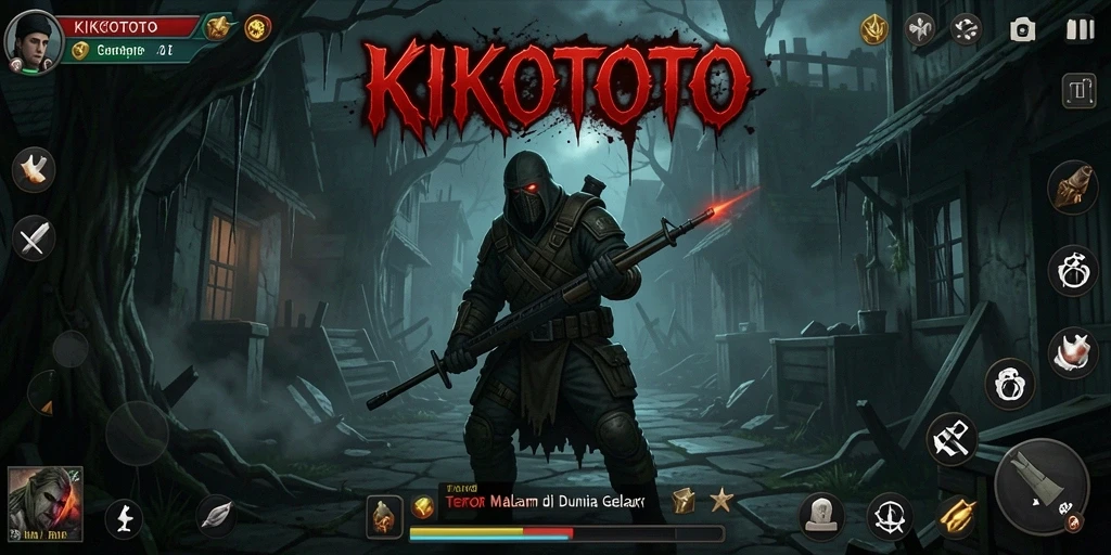 Gameplay KIKOTOTO yang menakutkan dan mendebarkan.