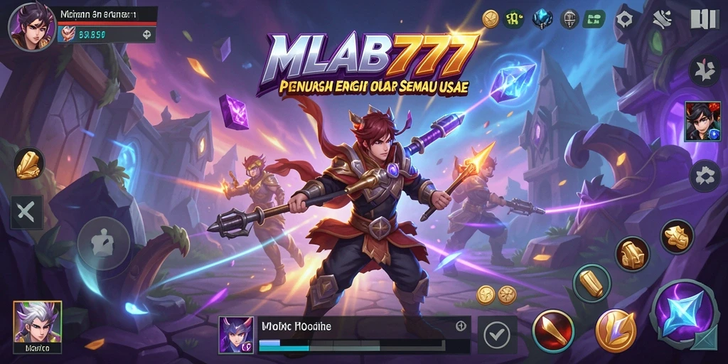 Tampilan permainan MLBB777 yang penuh warna dan interaktif.