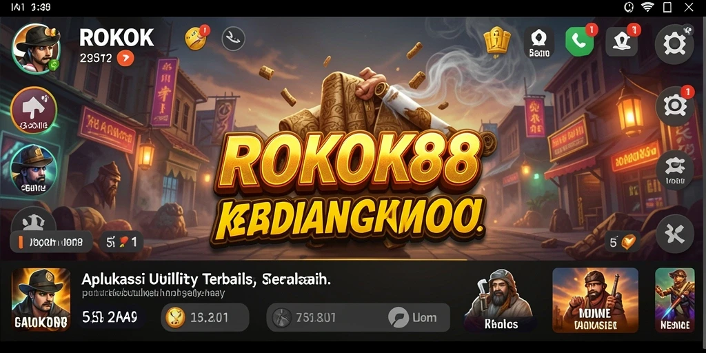 Tampilan antarmuka ROKOK88 yang mudah digunakan dan fungsional.