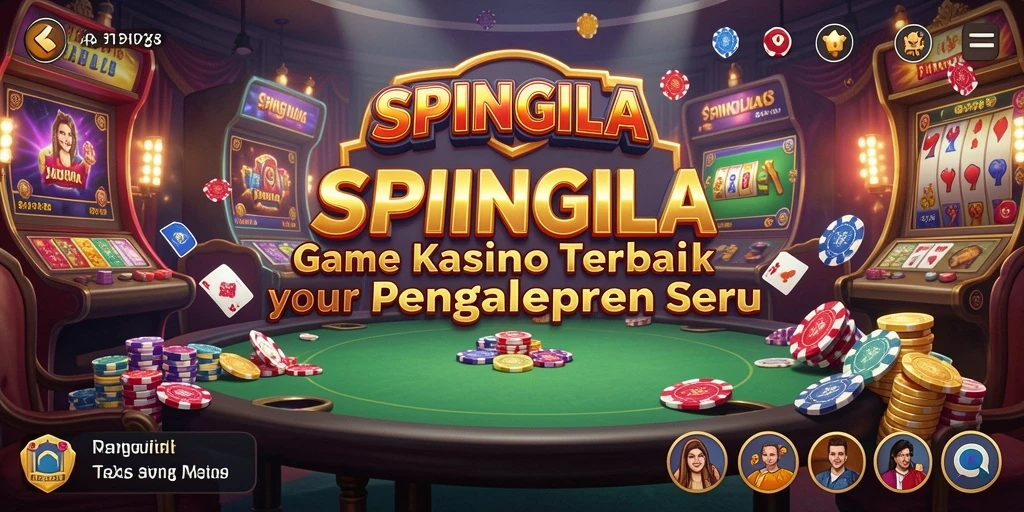 Screenshot SPINGILA menampilkan gameplay yang seru dan grafik menawan dari permainan Kasino.