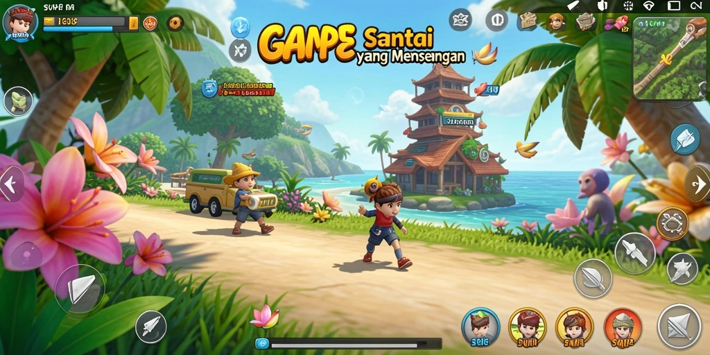 Tampilan menarik dari gameplay SVIP5 yang penuh warna.